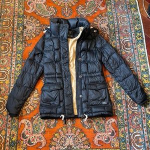 Abercrombie&Fitch Down Puffy Coat w/ Hood